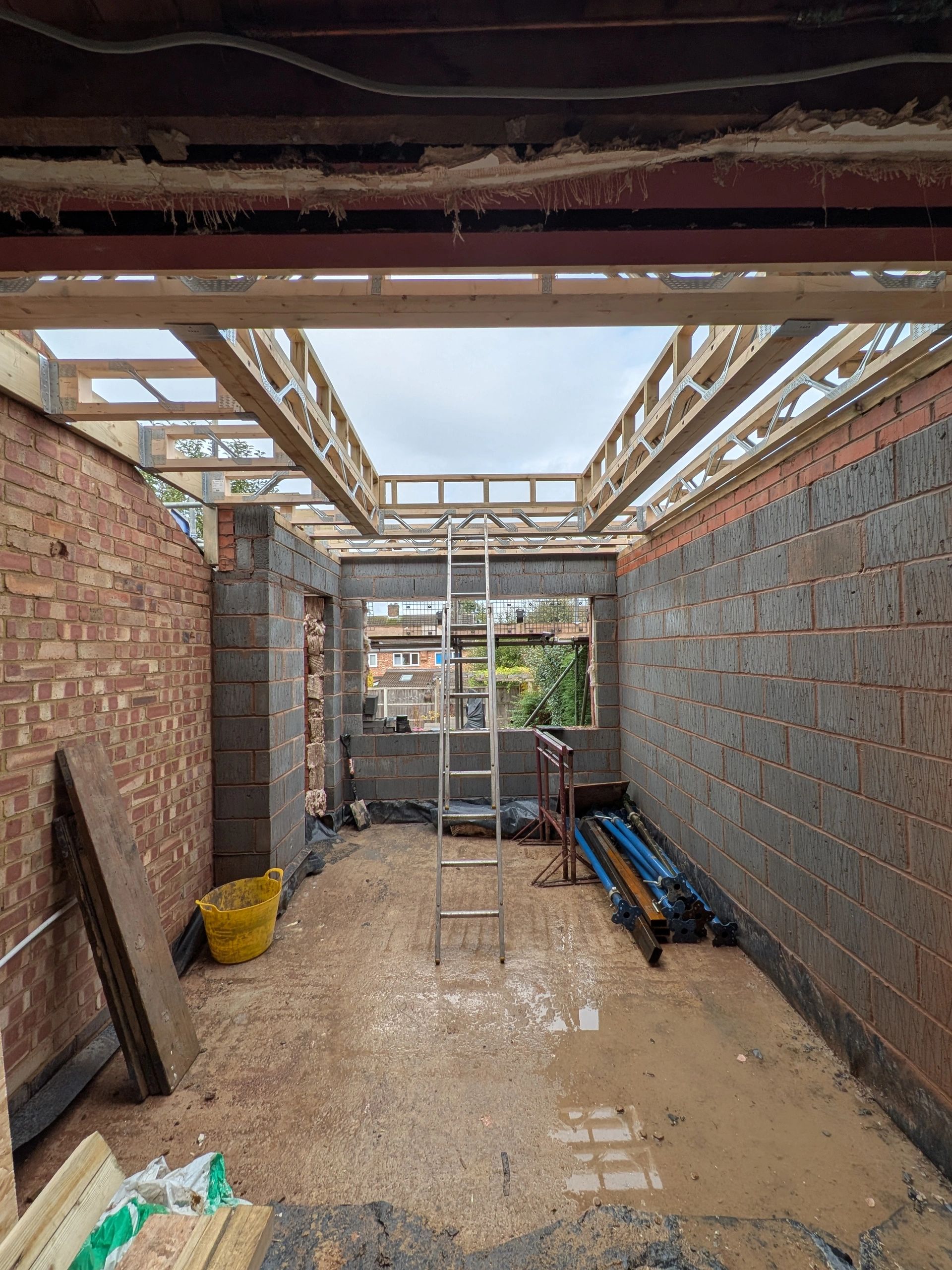 Extension during structural construction
